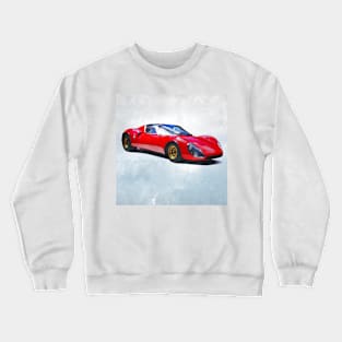 Vintage Alfa Romeo in watercolor Crewneck Sweatshirt